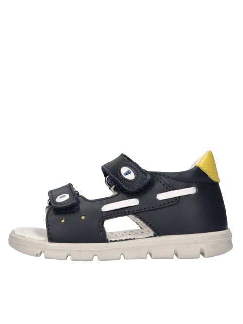 Sandali in pelle FALCOTTO | PLIRO 0011501102.01.1C67BLU-GIALLO